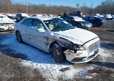 2017 Lincoln Continental Select z USA, uszkodzony, nr VIN 1LN6L9TP7H5614262